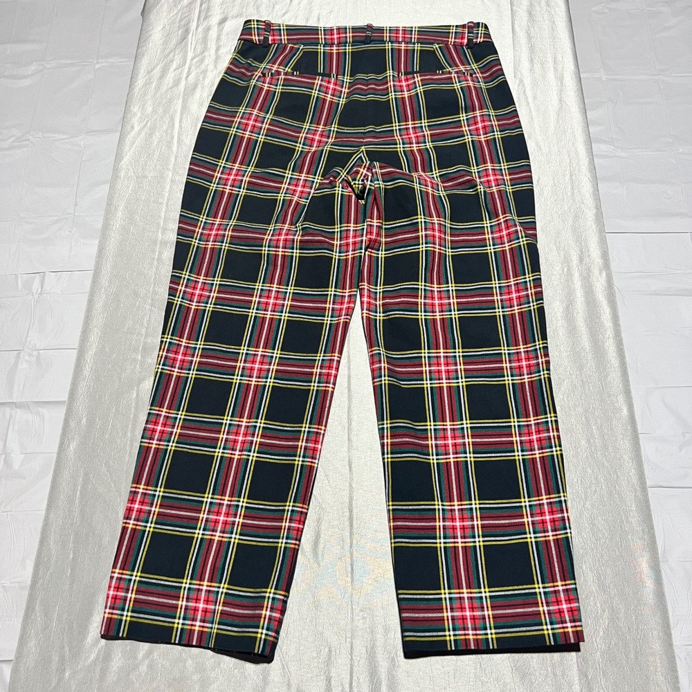 J.Crew Kallie‎ Pant Womens Size 8 Stewart Tartan Plaid Straight Leg Holiday Sass - Picture 14 of 14